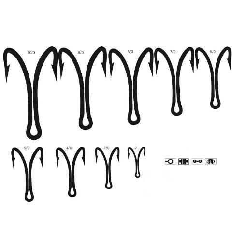 Mustad Double Hook Inox 7982HS N° 02 pz. 1 - Clicca l'immagine per chiudere